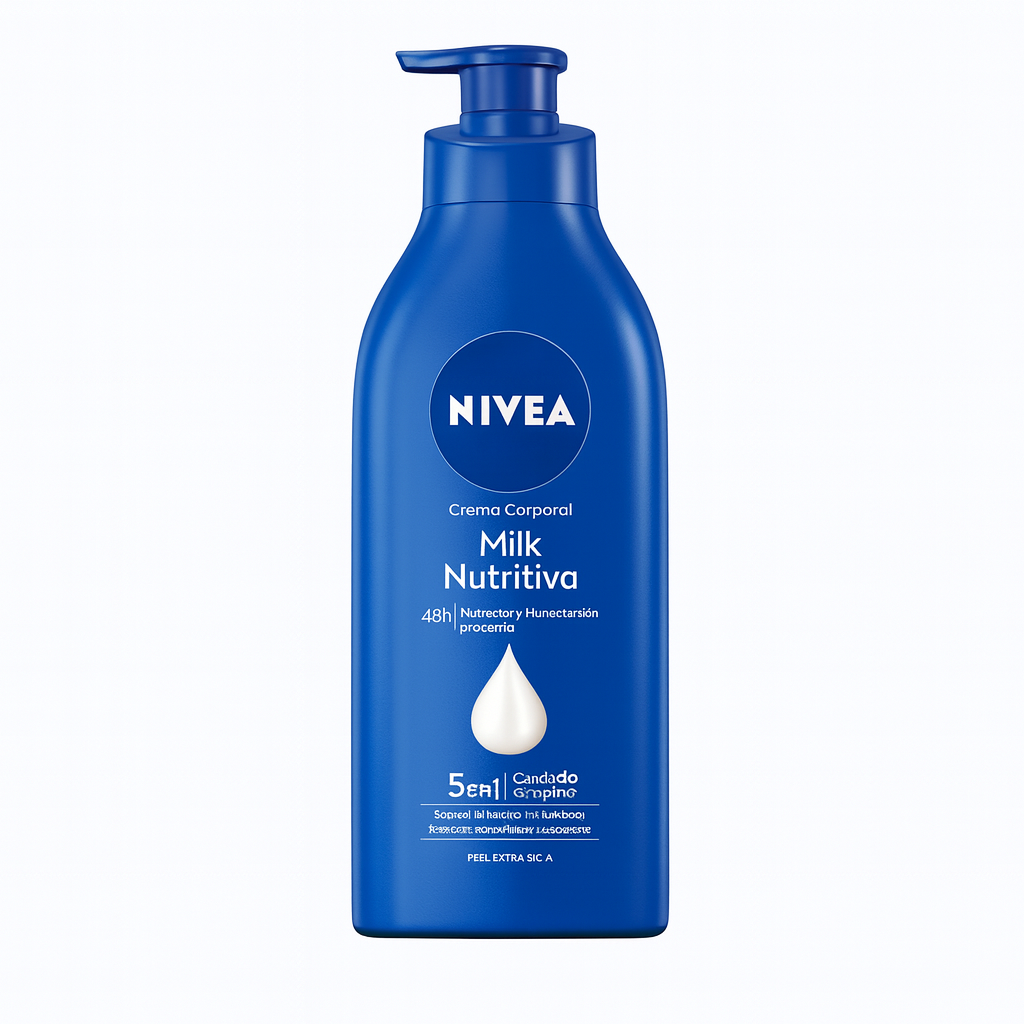 Nivea Milk Nutritiva 5 en 1 – Crema Corporal (400 ml)