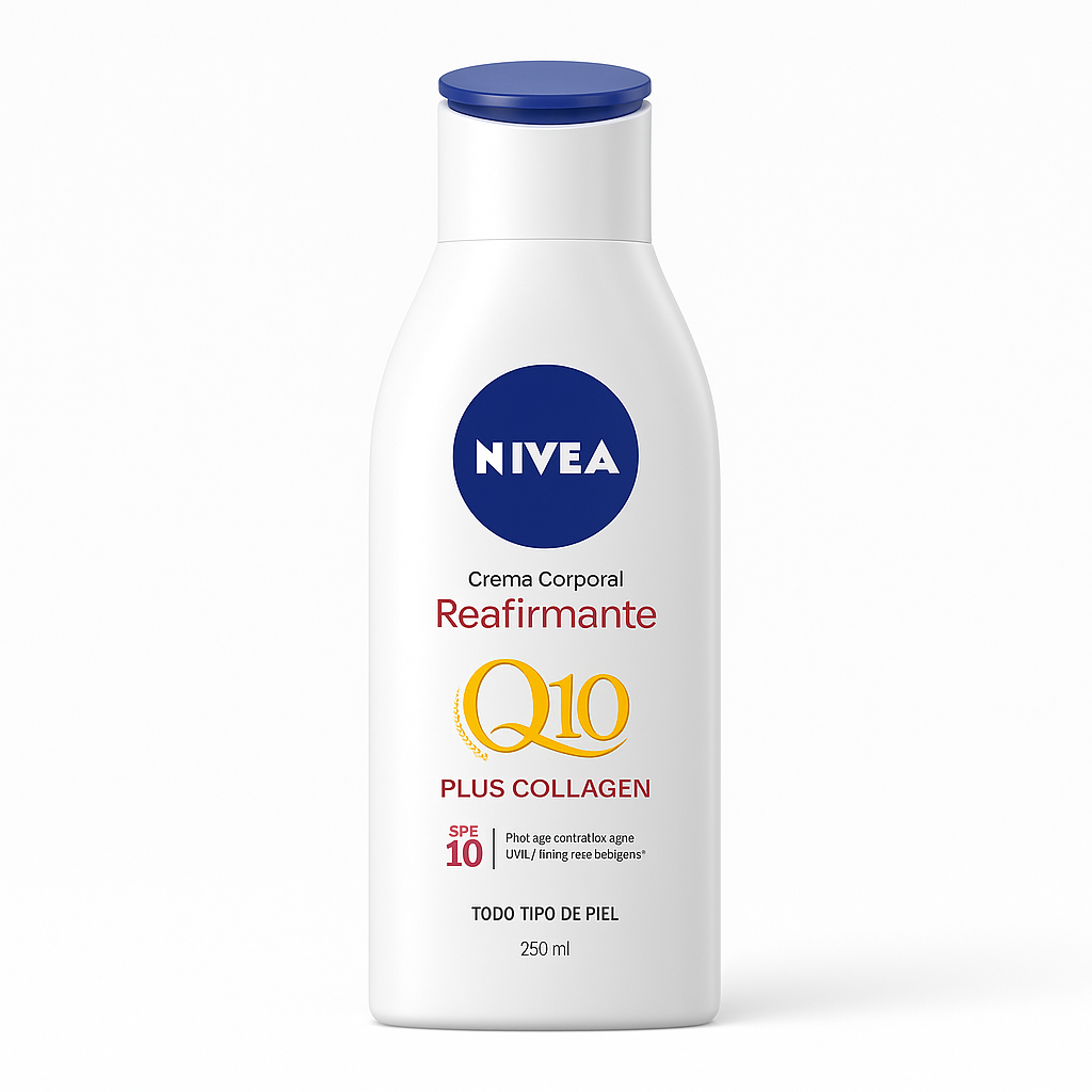 Nivea Crema Corporal Reafirmante Q10 Plus Collagen – Hidratante y Tonificante (400 ml)
