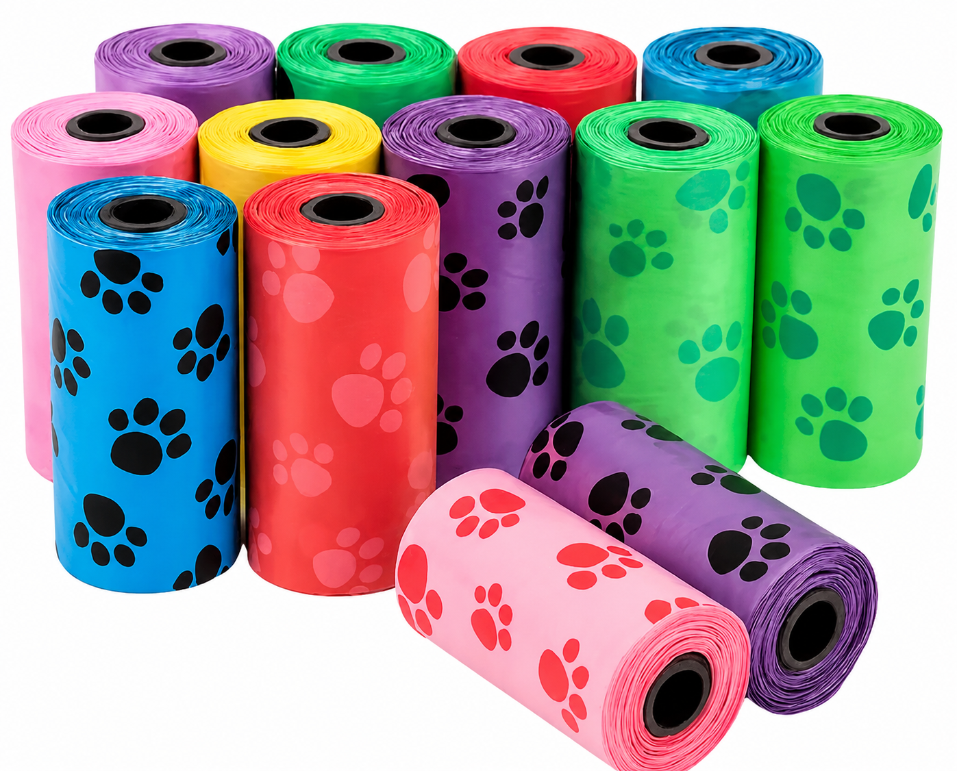 Bolsas Recolectoras para Mascotas – Pack 3 Rollos Colores Surtidos