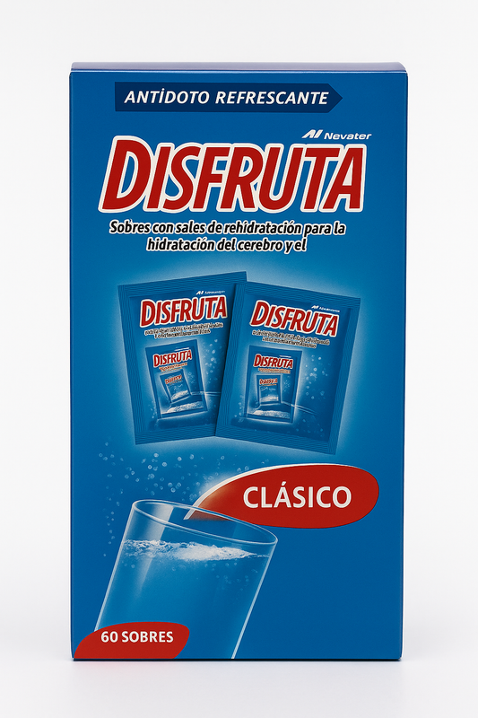 Disfruta – Pack 60 Sobres Sal Efervescente Limón & Clásico | Alivio Rápido de Acidez y Malestar Estomacal