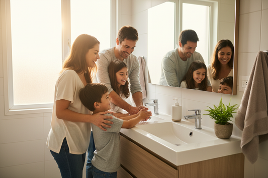 Rutina de higiene diaria para toda la familia
