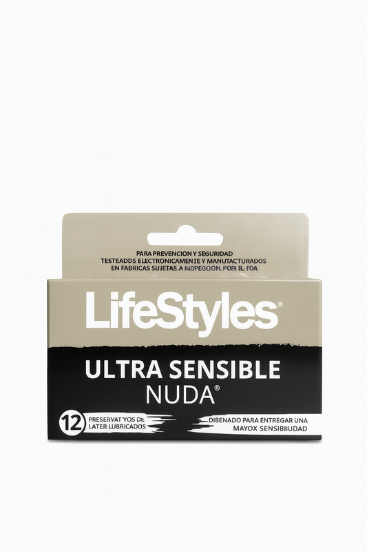 LifeStyles Nuda Ultra Sensible – Preservativos (12 unidades)