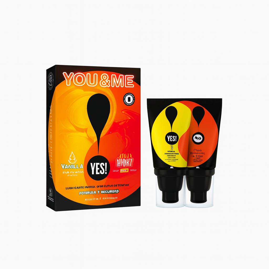 Yes & Me – Kit de Lubricantes Hot + Vainilla Ice Cream (2 x 40 ml)
