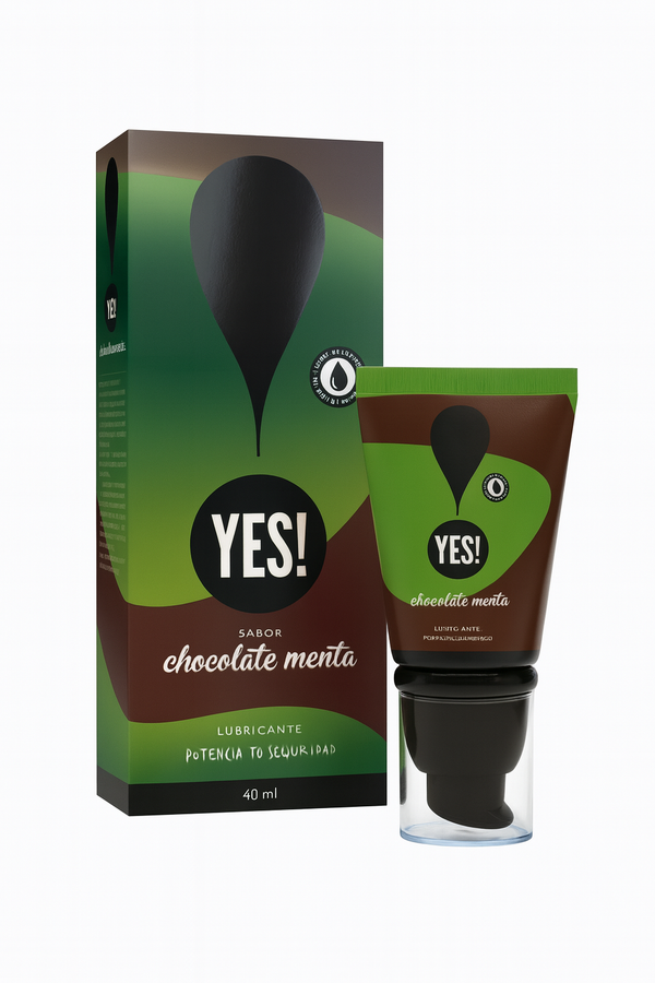 YES! Chocolate Menta - gel lubricante, 40 ml