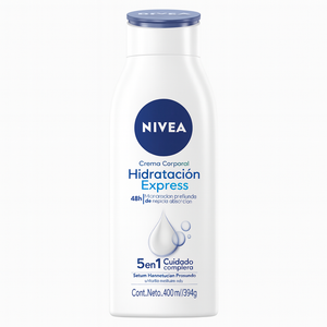 Nivea Hidratación Express 5 en 1 – Crema Corporal (250 ml)