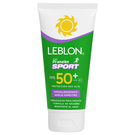 Leblon Sport Crema FPS 50+ – Protección Solar Deportiva (90 g)