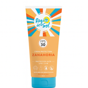 Rayito de Sol Crema Protectora Zanahoria FPS 30 – Protección Alta UVA/UVB (90 g)