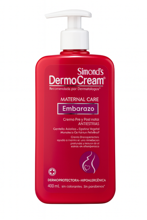 Simond’s DermoCream Maternal Care Embarazo – Crema Pre y Post Natal Antiestrías (400 ml)