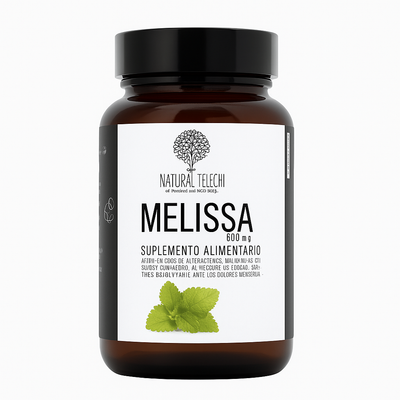 Natural Techi Melissa 500 mg – Suplemento Alimenticio (90 cápsulas)