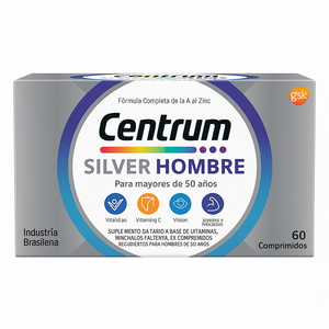 Centrum Silver Hombre – Multivitamínico + Multiminerales (60 comprimidos)