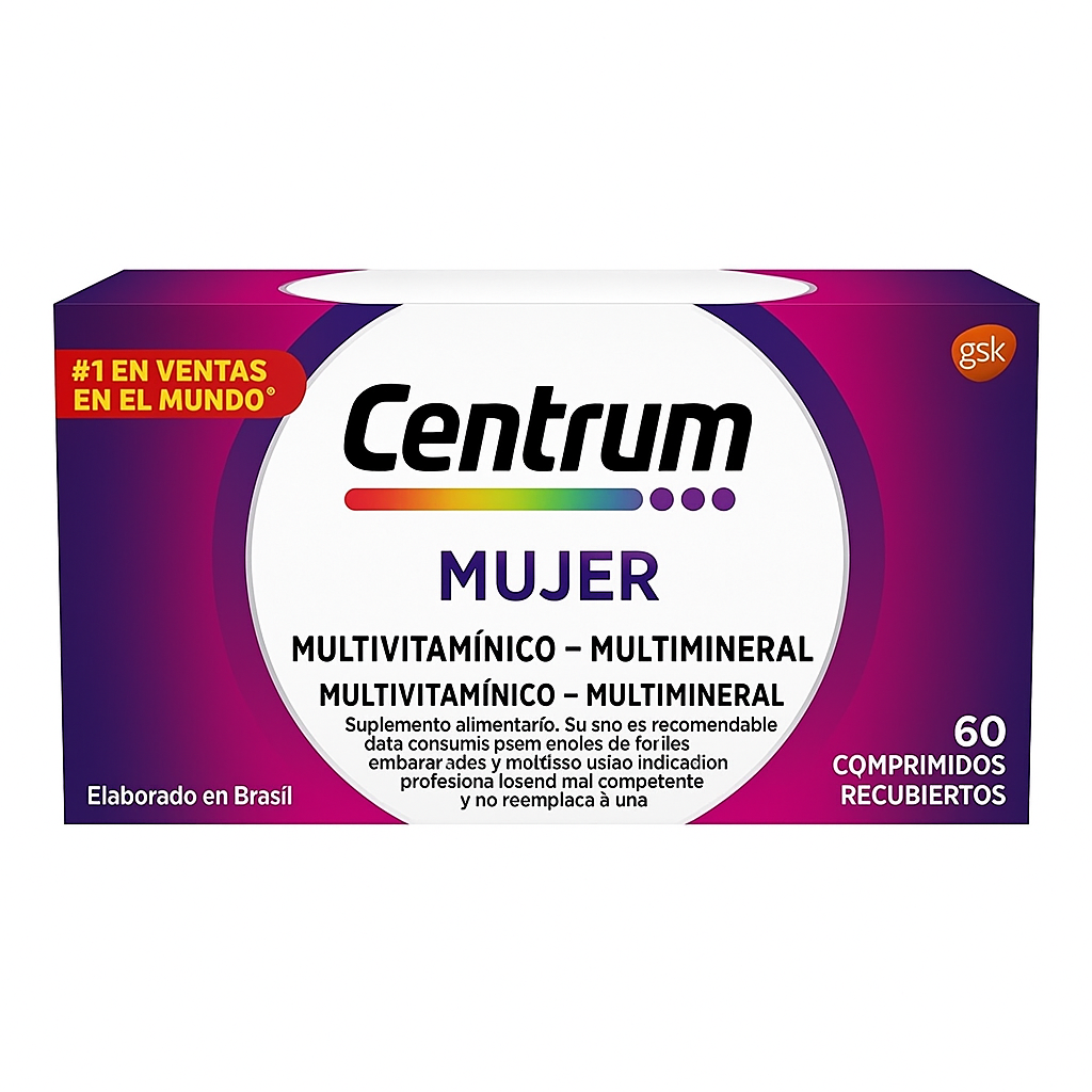 Centrum Mujer – Multivitamínico + Multiminerales (60 comprimidos)
