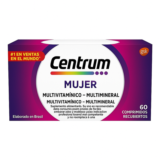 Centrum Mujer – Multivitamínico + Multiminerales (60 comprimidos)