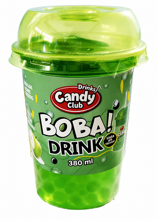 Boba Drink Bebida Bubble Tea – Sabores Frutales (380 ml)