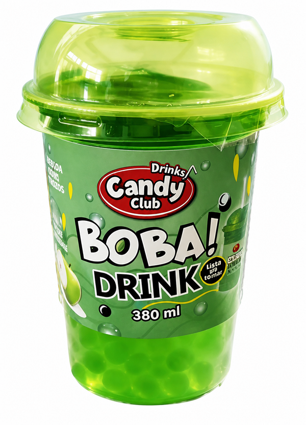 Boba Drink Bebida Bubble Tea – Sabores Frutales (380 ml)