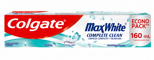 Colgate Max White Complete Clean – Pasta Dental Blancura (160 ml)