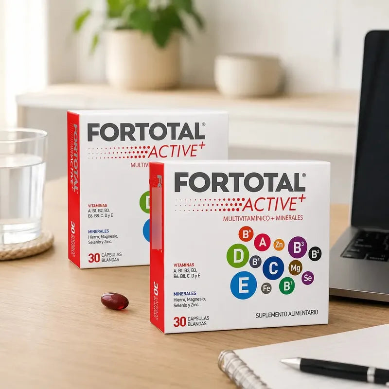 Pack 2x Fortotal Active+ Multivitaminico 60 Capsulas N/a