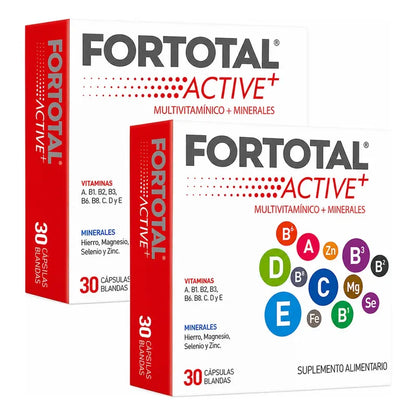 Pack 2x Fortotal Active+ Multivitaminico 60 Capsulas N/a