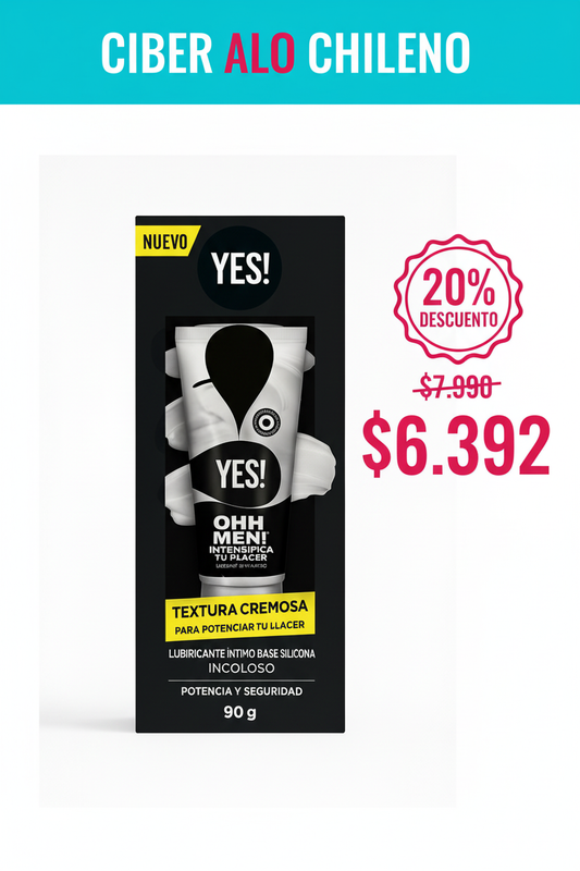 YES! Ohh Men 20% Descuento Ciber Alo Chileno
