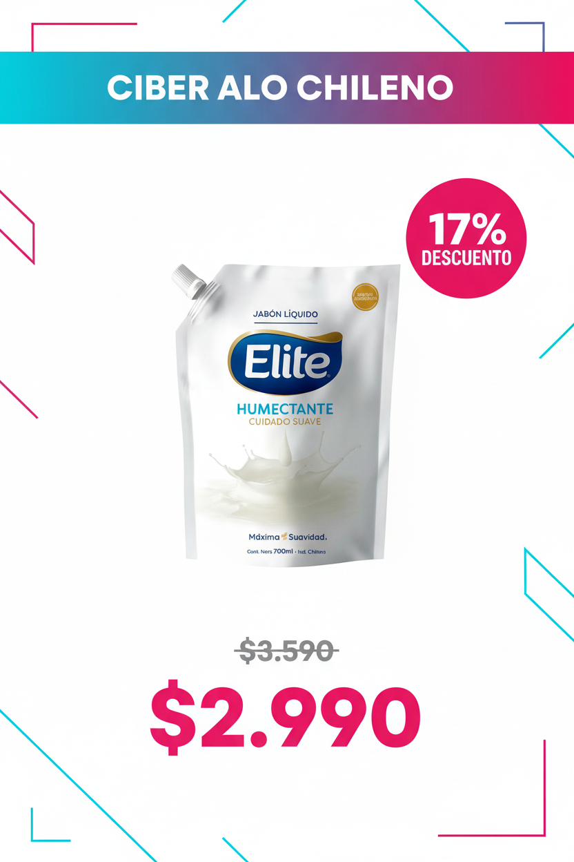 Jabón Elite Ciber Alo Chileno